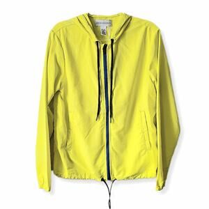 OuterKnown Evolution Zip Hood Jacket Yellow S Windbreaker Gorp Outdoors Hiking